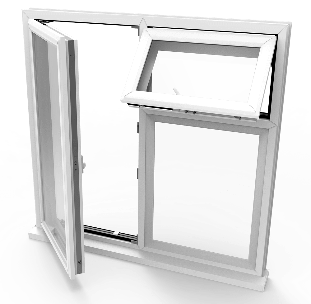 casement plastic window
